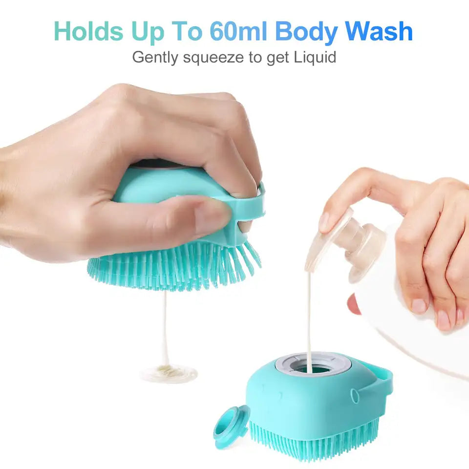 Dog/Cat Fillable Soap Silicone Brush